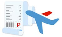 рисунок чек на самолет